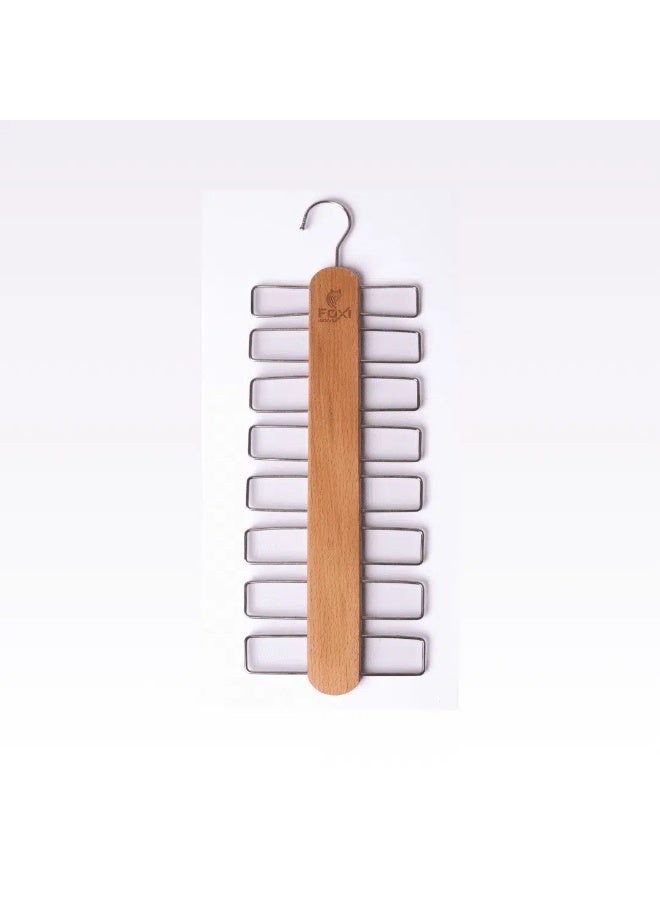 شماعة طرح وحزام خشبية كبيرة الحجم من فوكسيوود